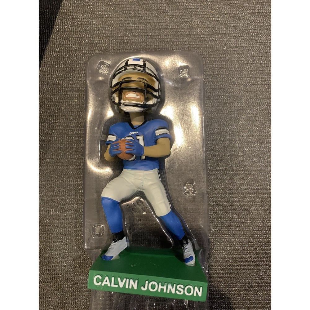Detroit Lions Calvin Johnson 10/27/24 SGA Bobblehead Pride of the‎ Lions NIB